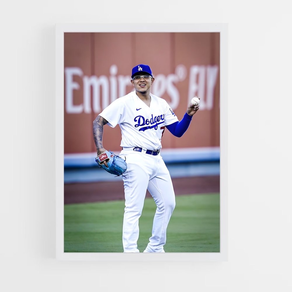 Poster Le Lancer de Julio – affiche Baseball (vue 3)
